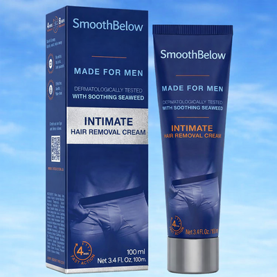 Smoothbelow hair removing cream for intimate areas